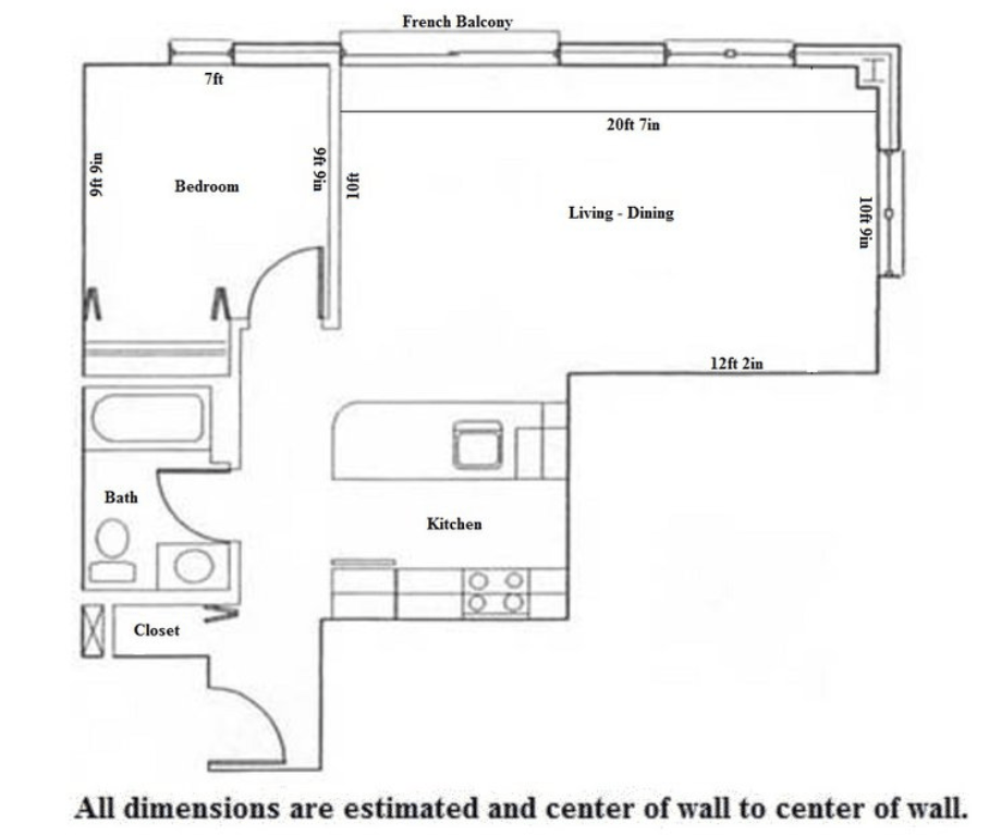 1 Bedroom 1 Bathroom Apartment for rent at Odessa in Madison, WI