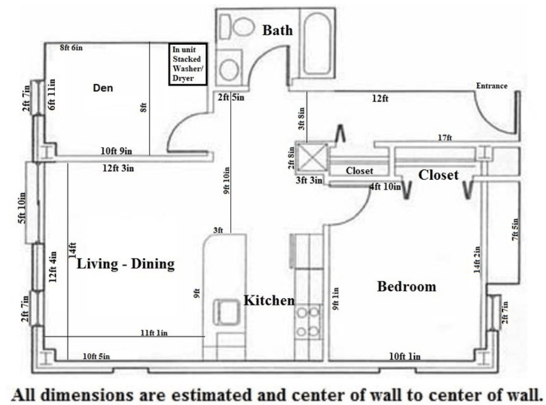 1 Bedroom 1 Bathroom Apartment for rent at Odessa in Madison, WI