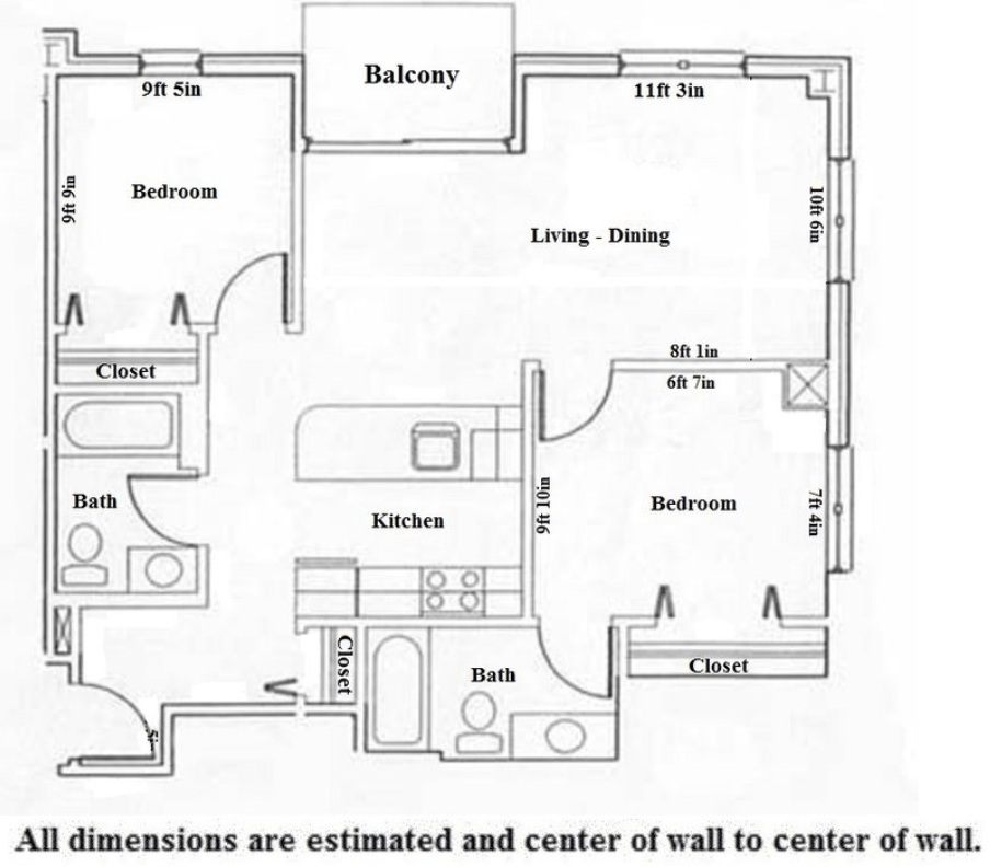 2 Bedrooms 2 Bathrooms Apartment for rent at Odessa in Madison, WI