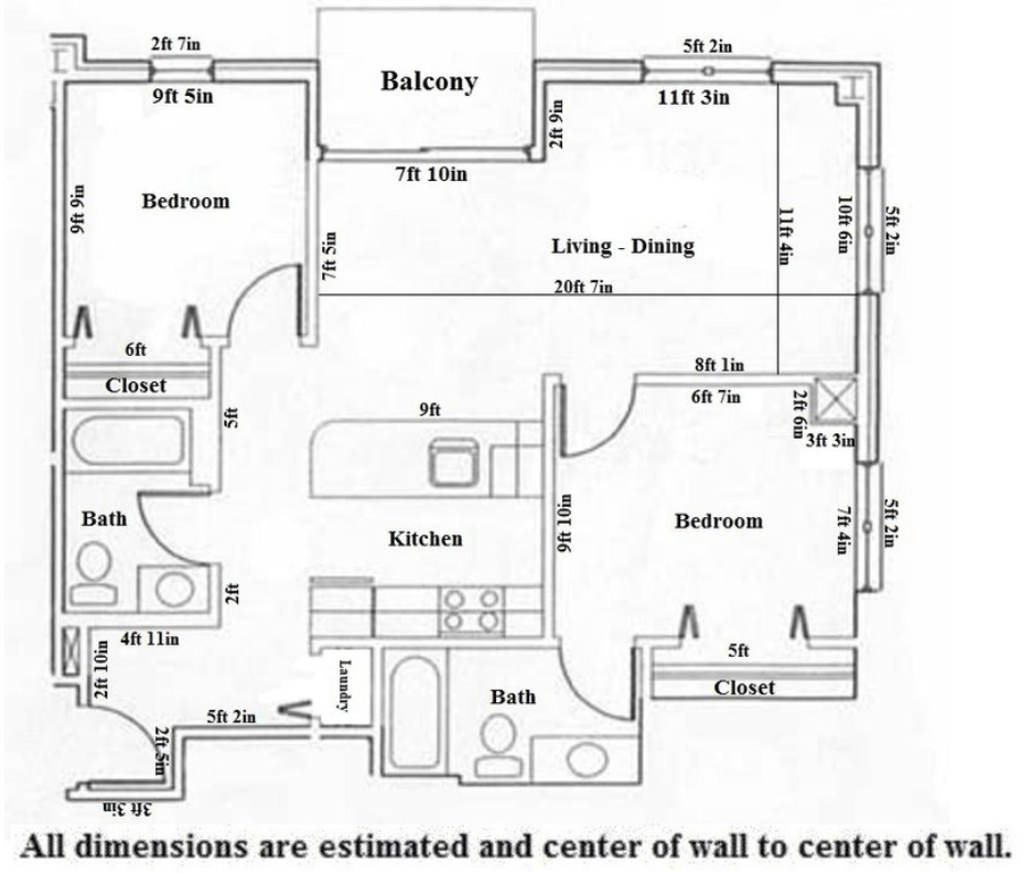 2 Bedrooms 2 Bathrooms Apartment for rent at Odessa in Madison, WI