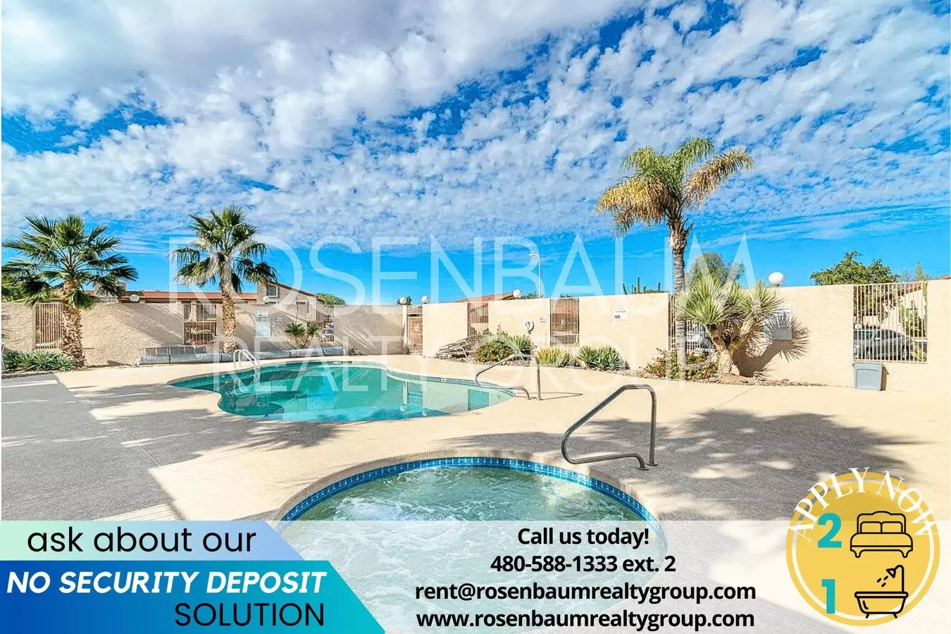 Beautifully Remodeled 2-beds, 1-bath Townhome In Quail Creek Condos! House for rent in Apache Junction, AZ