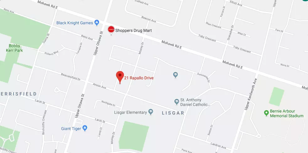 21 Rapallo Drive Apartment for rent in Hamilton, ON