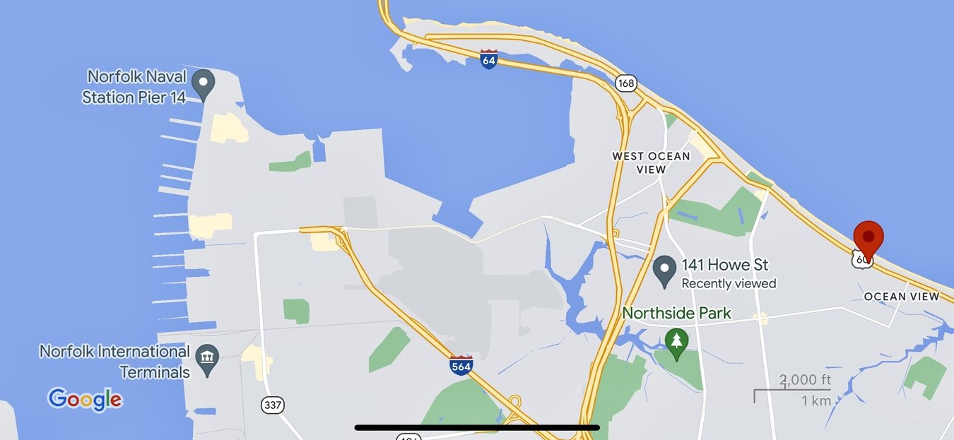 1619 E Ocean View Ave Norfolk, VA Apartment for Rent