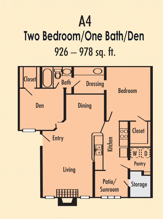 2 Bedrooms 1 Bathroom Apartment for rent at Villa Del Mar in Arlington, TX
