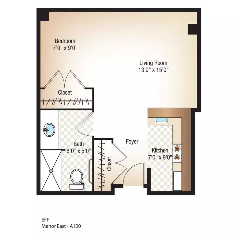 2 of 3 Weinberg Manor East Apartment for rent in Baltimore, MD