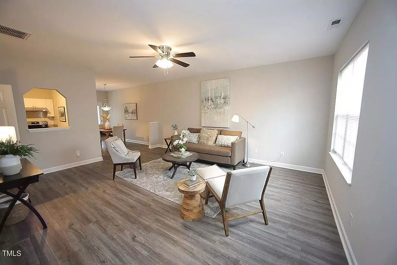 Spacious End-unit Townhome, Lvp Floors, Open Floorplan, Pet Friendly! House for rent in Raleigh, NC