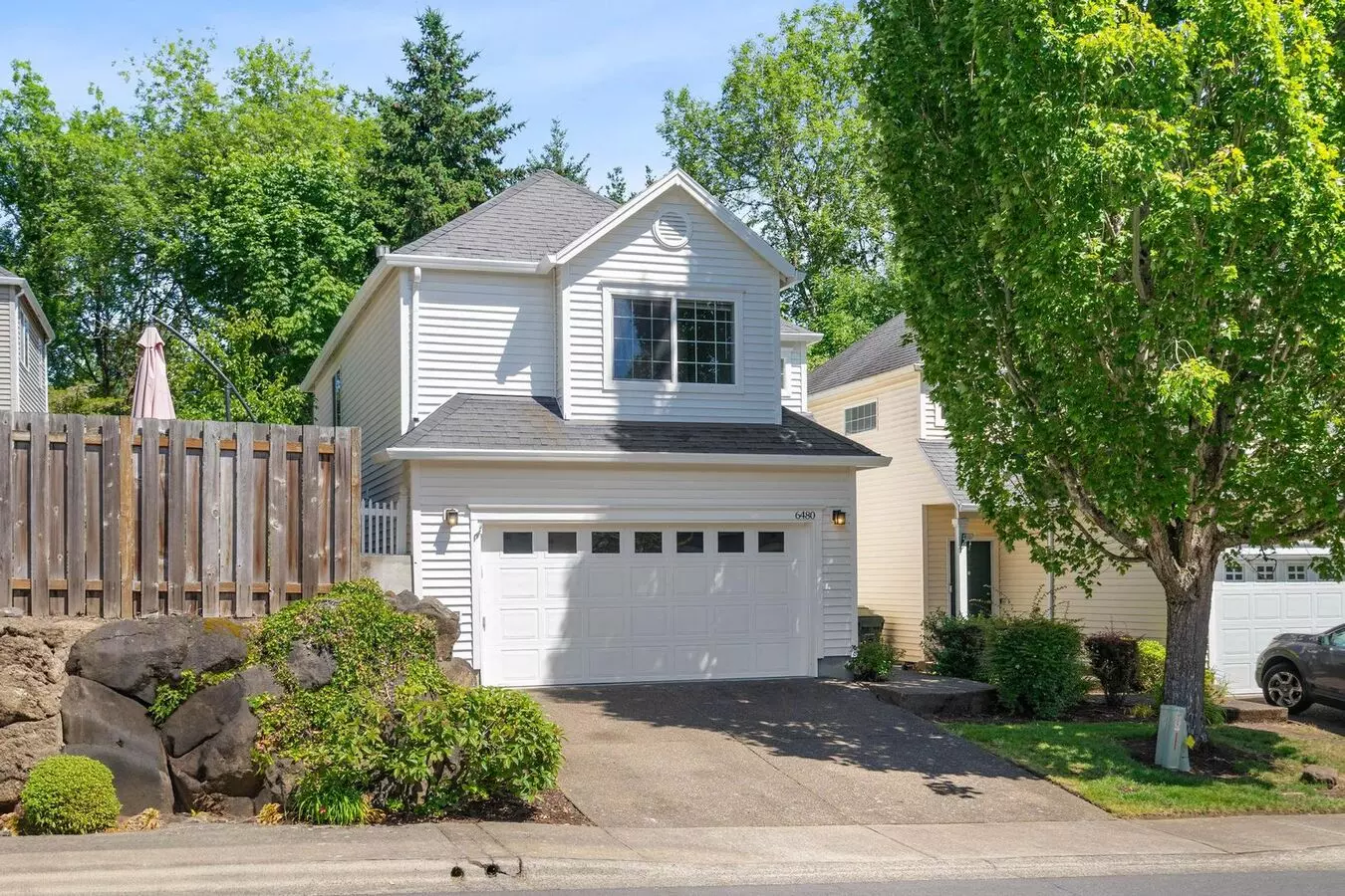 Spacious 3-bdrm/2.5-bath Bethany Home W/ A Cozy Vibe—private Back Yard, A/c, 2-car Garage, Fab Location House for rent in Portland, OR