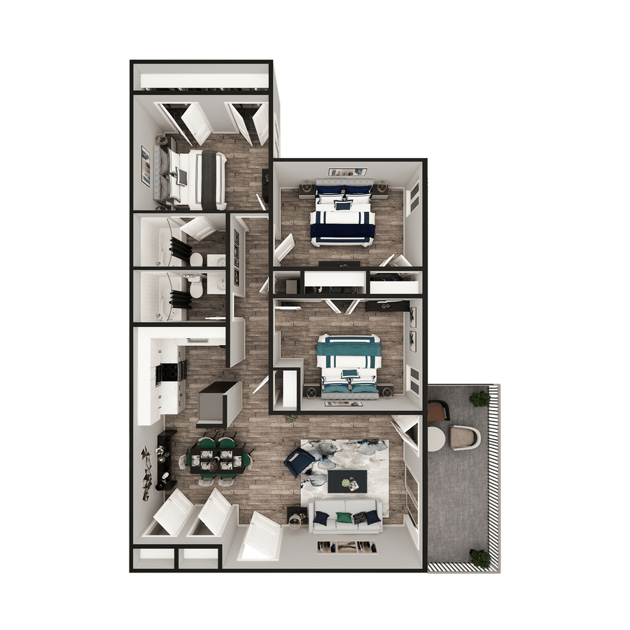 Jefferson Arms Apartments Baton Rouge, LA Rentable