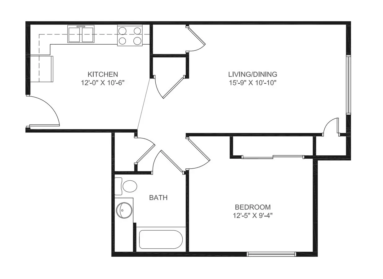 2 of 4 Meadow View Apartments Apartment for rent in Bridgeport, NE