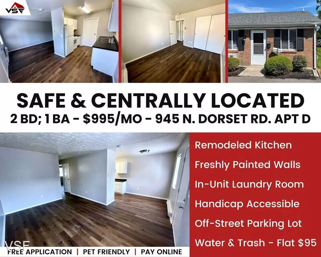 945 N Dorset Dr Apartment for rent in Troy, OH