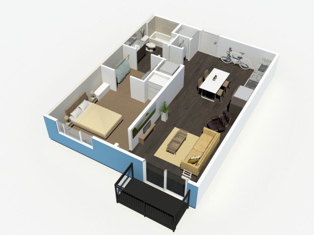 1 Bedroom 1 Bathroom Apartment for rent at Denizen in Denver, CO
