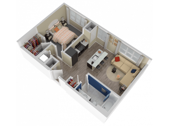 1 Bedroom 1 Bathroom Apartment for rent at College and Crown in New Haven, CT