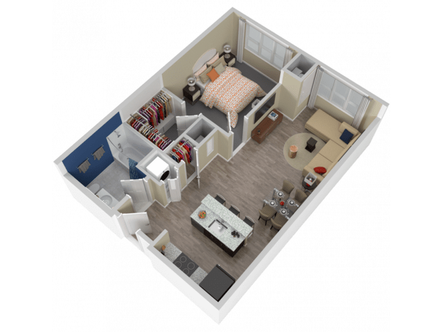 1 Bedroom 1 Bathroom Apartment for rent at College and Crown in New Haven, CT