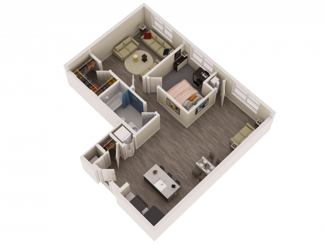 1 Bedroom 1 Bathroom Apartment for rent at College and Crown in New Haven, CT
