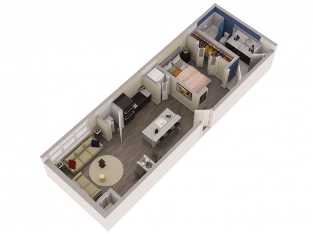 Studio 1 Bathroom Apartment for rent at College and Crown in New Haven, CT