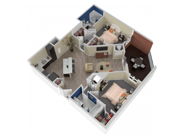 2 Bedrooms 2 Bathrooms Apartment for rent at College and Crown in New Haven, CT