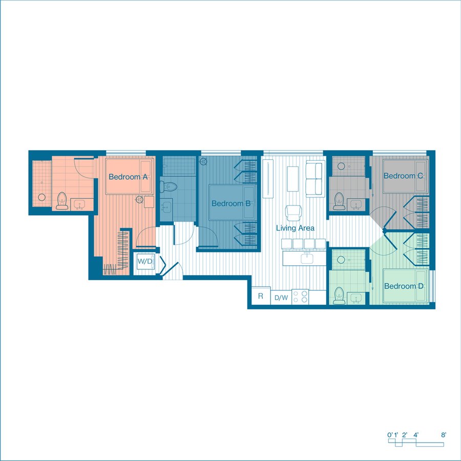 1 Bedroom 1 Bathroom Apartment for rent at X Denver (Phase I) in Denver, CO