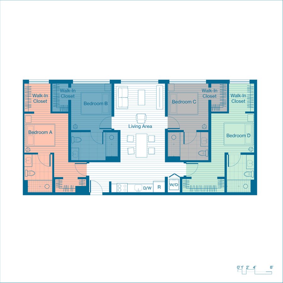 1 Bedroom 1 Bathroom Apartment for rent at X Denver (Phase I) in Denver, CO