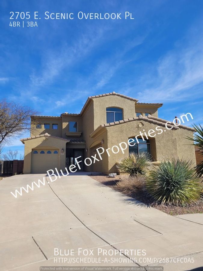 2705 E Scenic Overlook Pl Tucson, AZ House for Rent