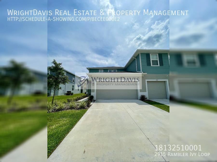 2915 Rambler Ivy Loop Brandon, FL House for Rent Rentable