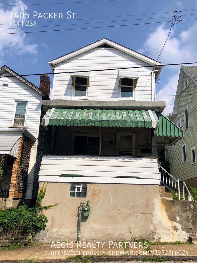 1405 Packer St Mckeesport, PA House for Rent Rentable