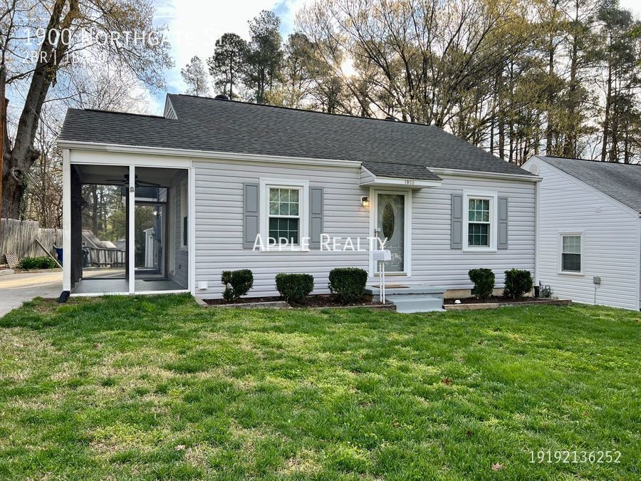 1900 Northgate St Durham, NC House for Rent Rentable