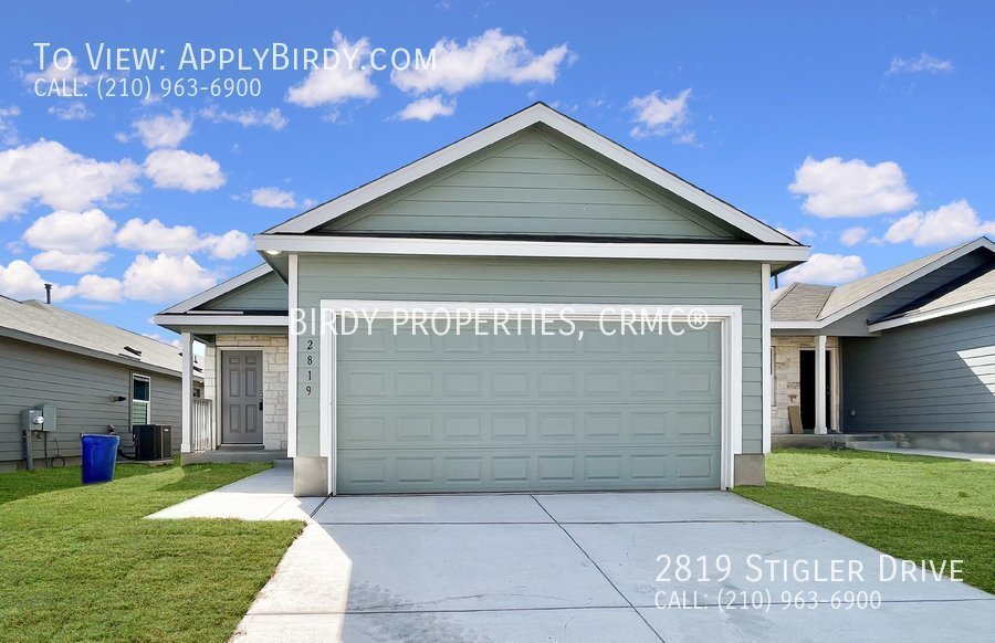 2819 Stigler Dr San Antonio, TX House for Rent Rentable