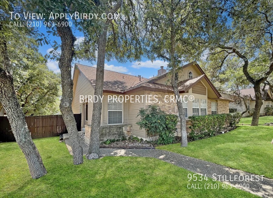 9534 Stillforest San Antonio, TX Apartment for Rent