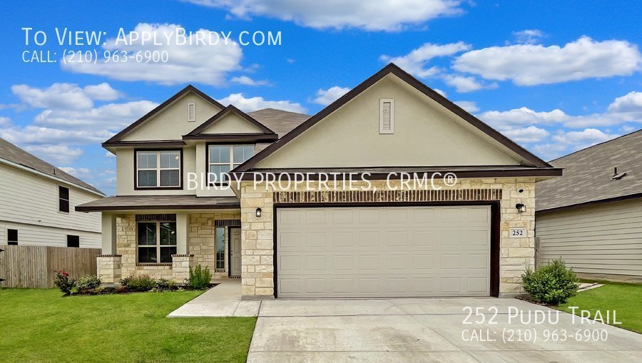 252 Pudu Trl Cibolo, TX House for Rent Rentable