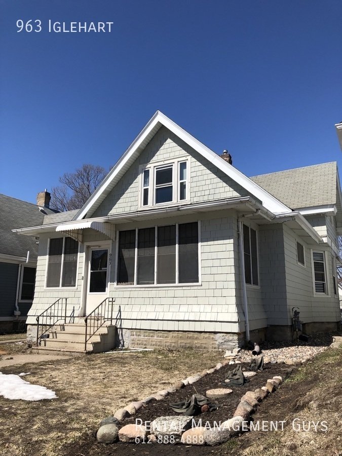 963 Iglehart St Paul, MN House for Rent Rentable