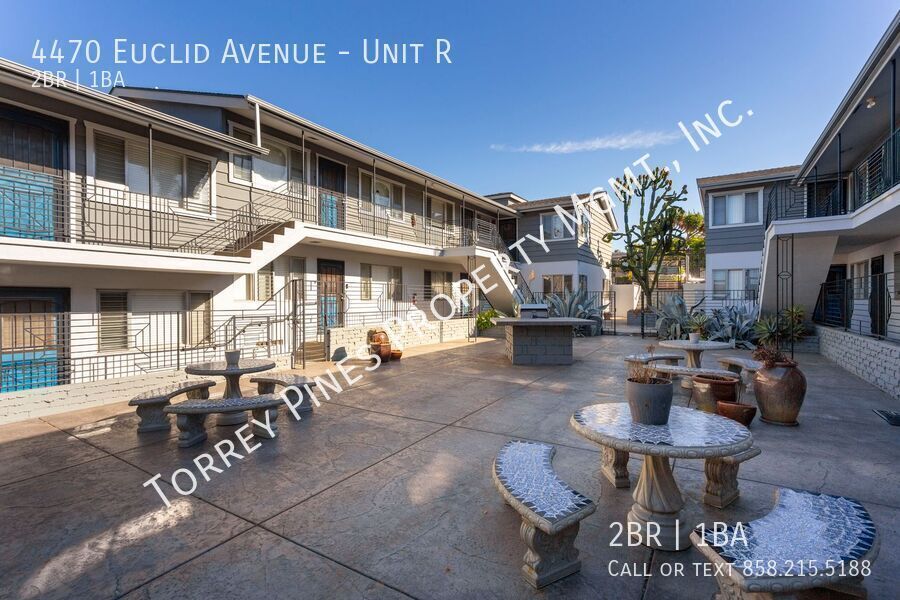 4470 Euclid Ave Apartment for rent in San Diego, CA