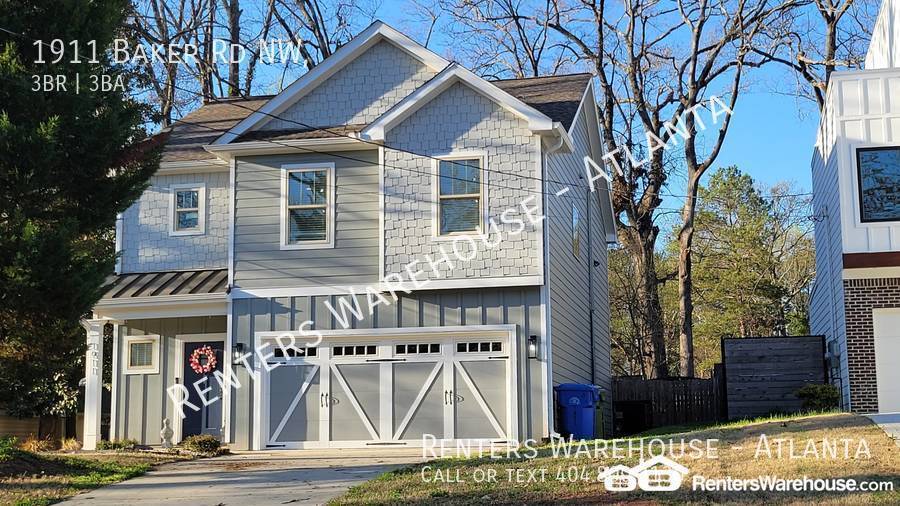 1911 Baker Rd Atlanta, GA House for Rent Rentable