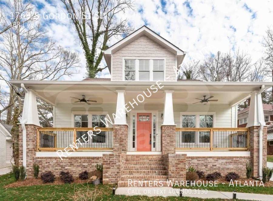 1769 S Gordon St Atlanta, GA House for Rent Rentable