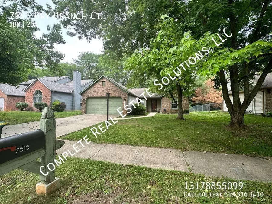 7515 Dry Branch Ct House for rent in Indianapolis, IN