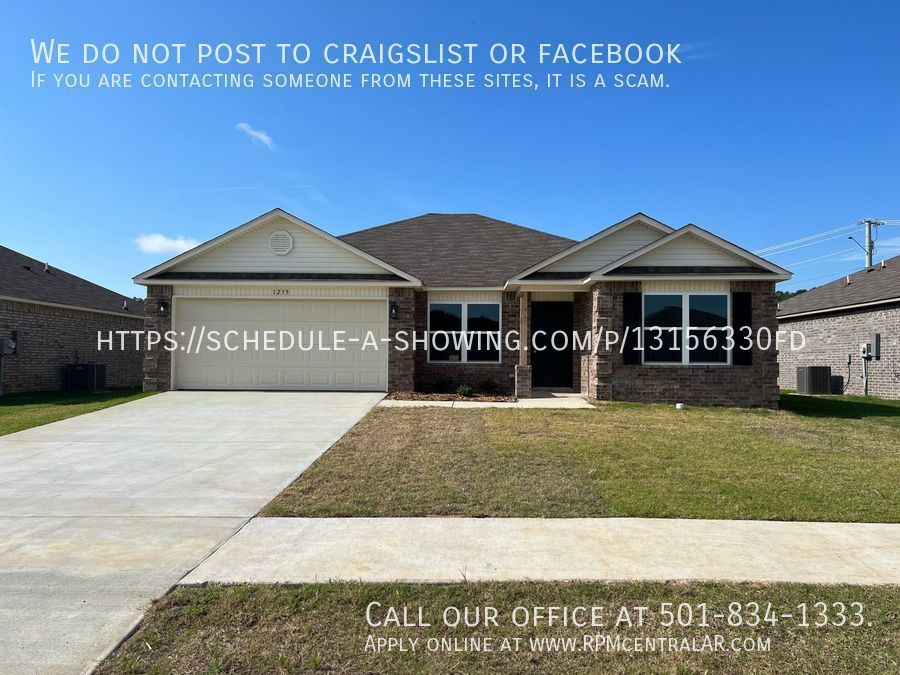 1240 Tsar Rd Conway, AR House for Rent Rentable