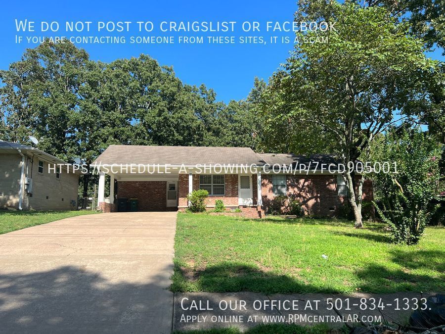 304 S Claremont Ave Sherwood, AR House for Rent Rentable