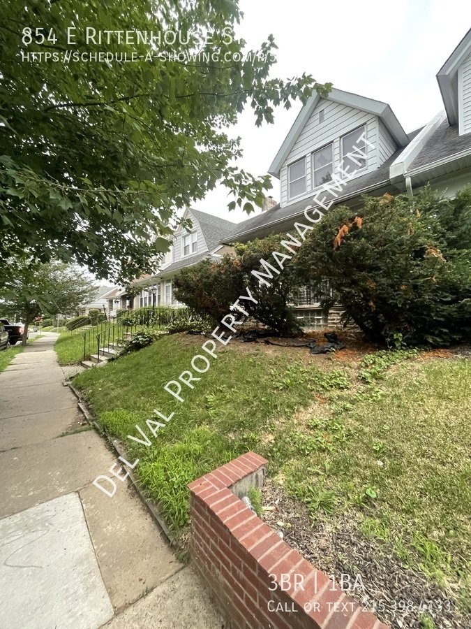 854 E Rittenhouse St Philadelphia, PA House for Rent