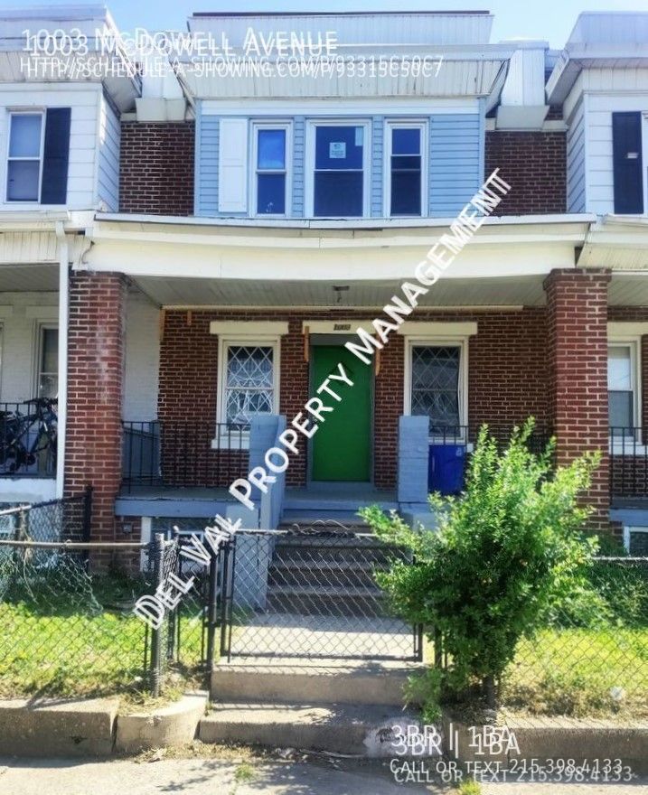 1003 Mcdowell Ave Chester, PA House for Rent Rentable