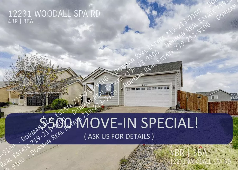 12231 Woodall Spa Rd House for rent in Peyton, CO