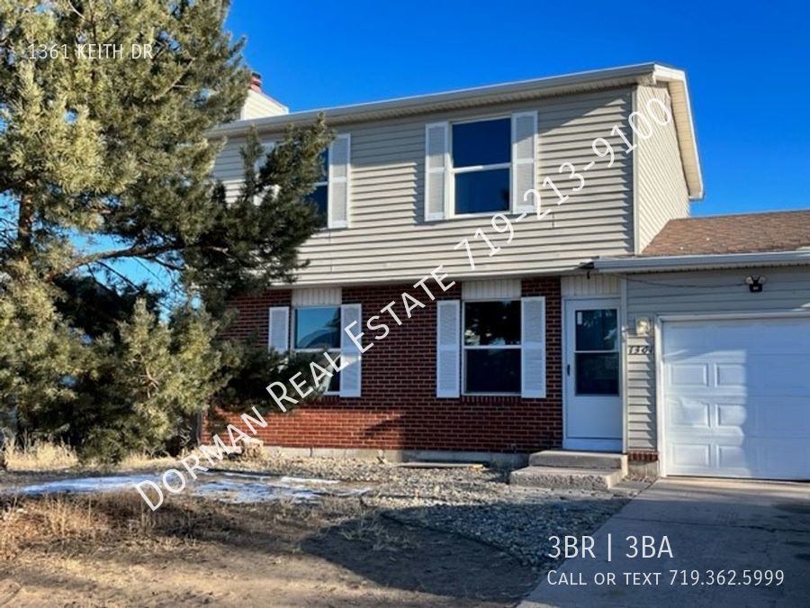 1361 Keith Dr Colorado Springs, CO House for Rent Rentable