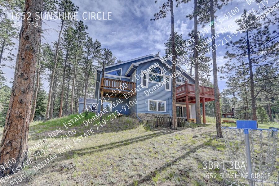 1652 Sunshine Cir Woodland Park, CO House for Rent Rentable