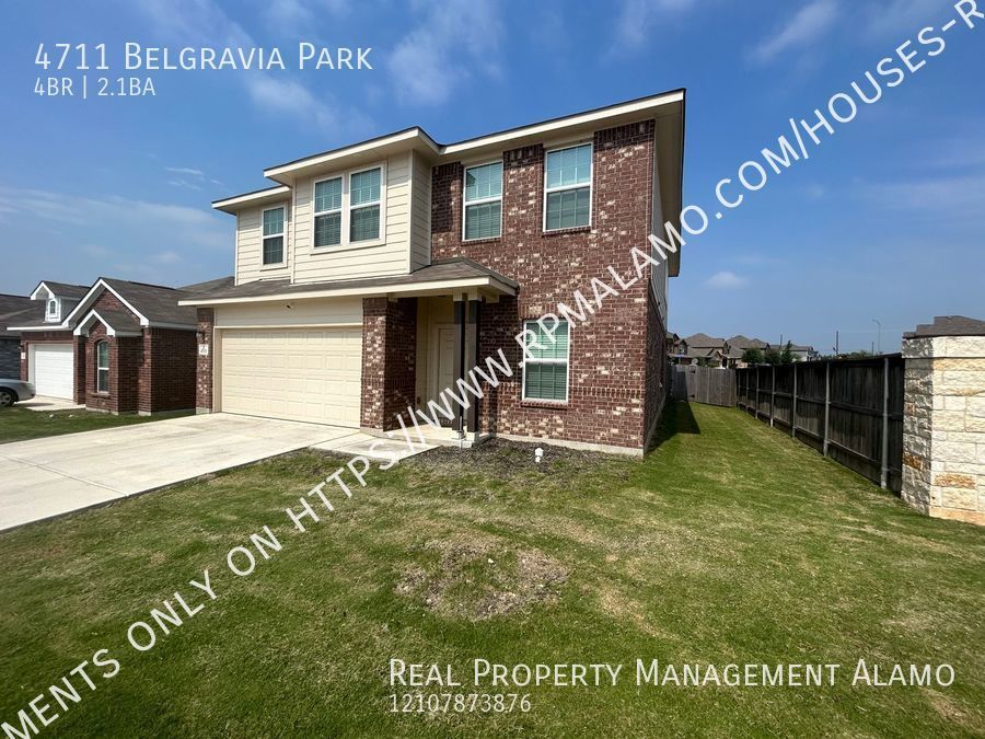 4711 Belgravia Park Converse, TX House for Rent Rentable