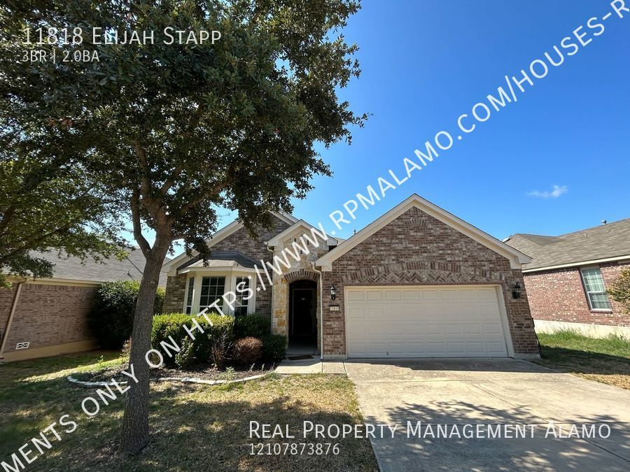 11818 Elijah Stapp San Antonio, TX House for Rent Rentable
