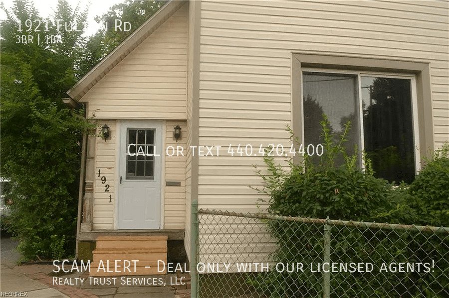 1921 Fulton Rd Cleveland, OH House for Rent Rentable