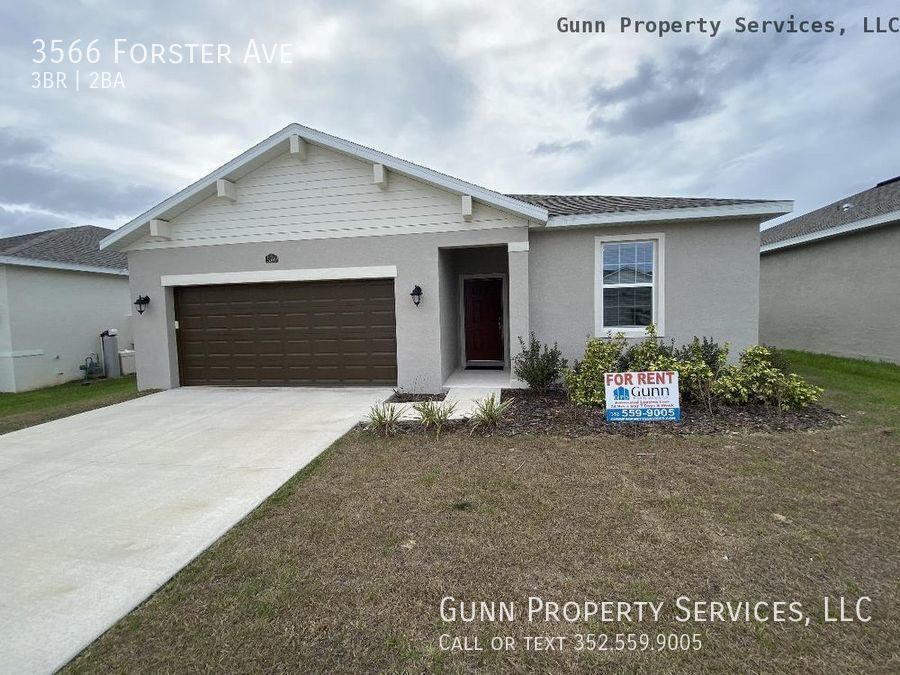 3566 Forster Ave Leesburg, FL House for Rent Rentable