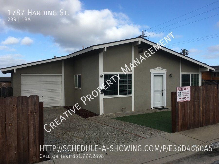 1787 Harding St Seaside, CA House for Rent Rentable