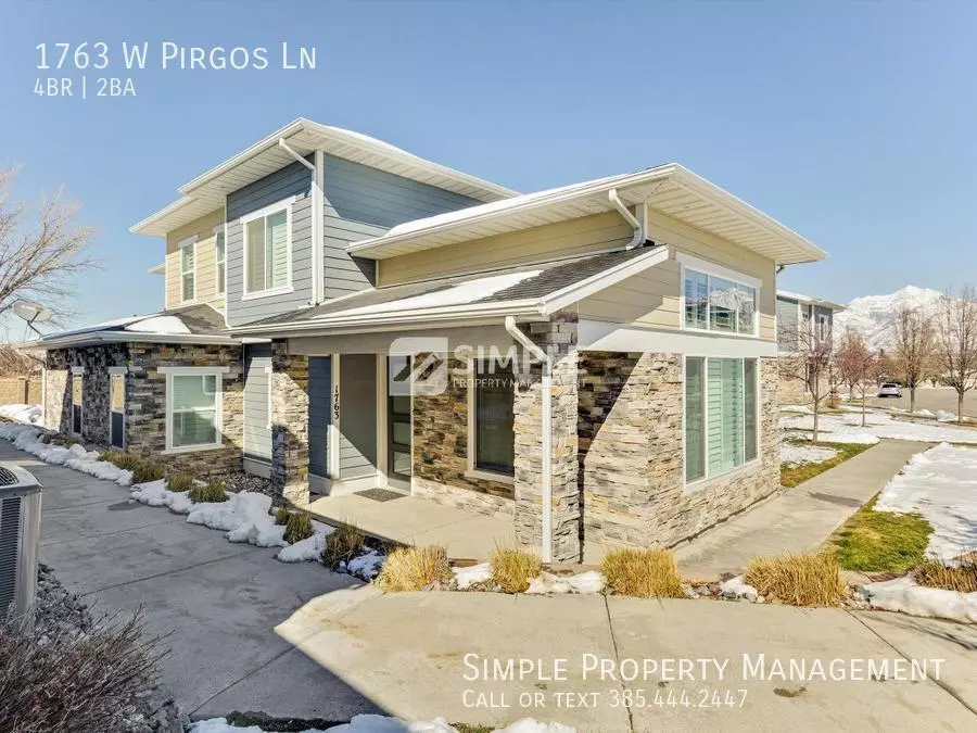 1763 W Pirgos Ln House for rent in South Jordan, UT