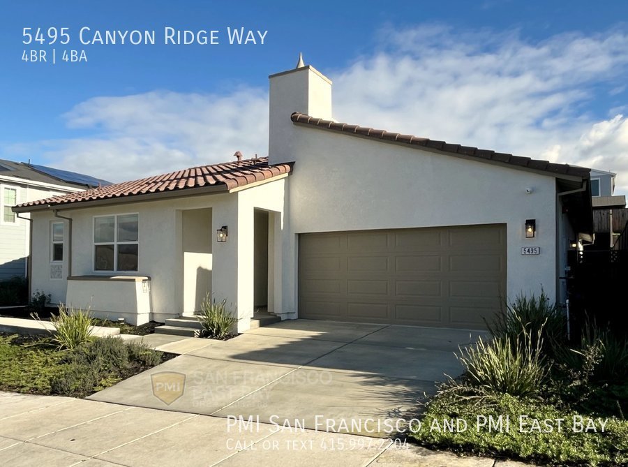 5495 Canyon Ridge Way Antioch, CA House for Rent Rentable