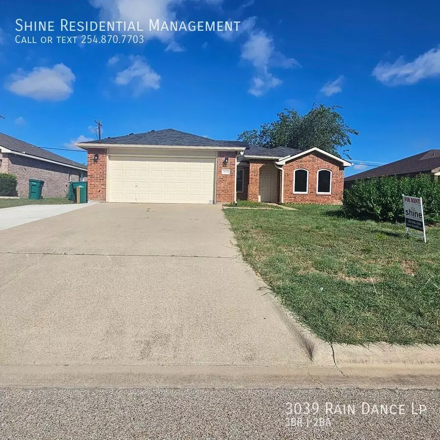 3039 Rain Dance Loop House for rent in Harker Heights, TX