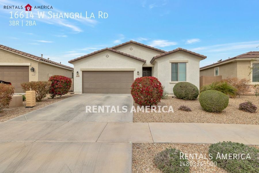 16614 W Shangri La Rd Surprise, AZ House for Rent Rentable